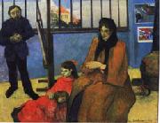 Paul Gauguin The Studio of Schuffenecker(The Schuffenecker Family) Spain oil painting reproduction